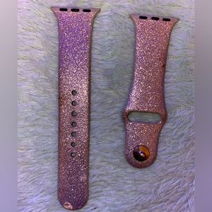38/40mm silver glitter apple watch band!